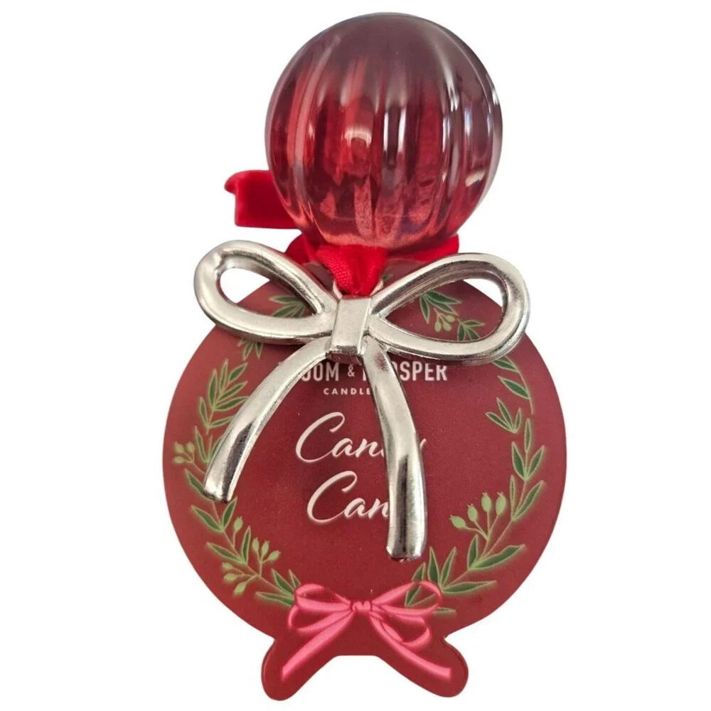 Bloom and Prosper Candy Cane Scented Christmas Holiday Red Candle 12.8 oz NEW - Picture 2 of 5